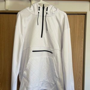 Champs brand CSG XL white half zip hoodie. Brand new